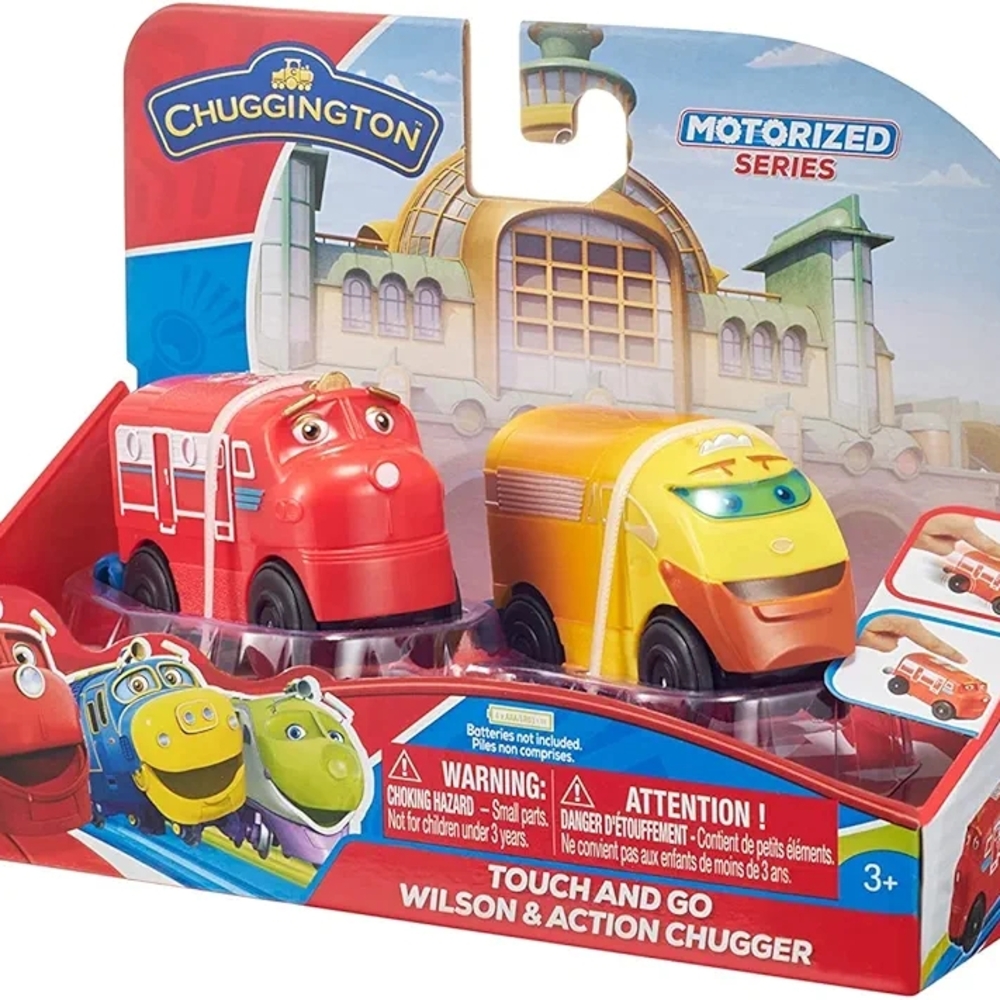 Chuggington - Wilson and Action Chugger T.A.G. (Touch and Go) Chugger 2-Pack Toy